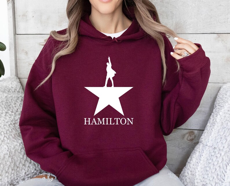 Hamilton Hoodie, Hamilton Musical, An American Musical, Alexander Hamilton, Musical Theatre Gift, Hamilton Merch, Kids Hamilton Gifts afbeelding 5