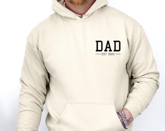 New Dad Hoodie, Fathers Day Hoodie, Personalised Dad, Daddy Hoodie, New Dad Hoodie, Dad Birthday Gift,  Fathers Day Gift, Funny Dad Hoodie