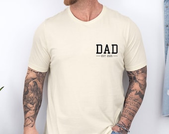 New Dad Shirt, Fathers Day Shirt, Custom Dad Shirt, Personalised Dad, Daddy T shirt, New Dad Gift, Dad Birthday Gift, Father's Day Gift