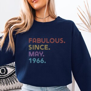Fabulous Birthday Sweatshirt, 1966 Birthday Sweater, 40th Birthday Top, 1976 Birthday Jumper, 40 and Fabulous, 1986 Birthday, Born In 1996 Bild 3