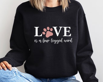 Dog Sweatshirt, Dog Mum Sweater, Paw Print Top, Gift For Dog Mom, Dog Sweater, Dog Owner Gift, Cat Lovers Gift, Cat Mama Gift, Dog Jumper
