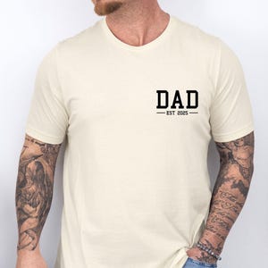 New Dad Shirt, Fathers Day Shirt, Custom Dad Shirt, Personalised Dad, Daddy T shirt, New Dad Gift, Dad Birthday Gift, Father&#39;s Day Gift