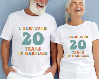 Anniversary Tshirt, Couple T-shirt,  Wedding Anniversary, Custom Anniversary, Personalised Shirt, 10st Anniversary, 20th Anniversary Tee