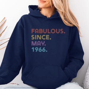 Sudadera con capucha de cumpleaños fabuloso, sudadera con capucha de cumpleaños de 1996, sudadera con capucha de 40 cumpleaños, 50 y fabuloso, sudadera con capucha de cumpleaños de 1976, sudadera con capucha de 30 cumpleaños, sudadera con capucha de cumpleaños de mamá imagen 4