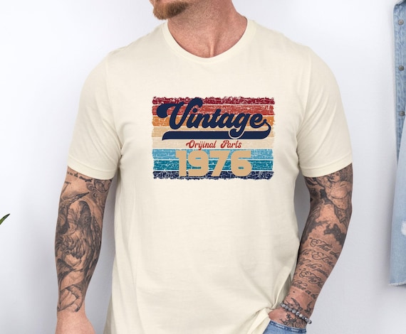 Mens Birthday T-shirt, Vintage 1986 Shirt, Dad Birthday T shirt, 1976 Birthday Tshirt, Retro 50 Birthday Tee, Born in 1996 Tee, Mum Birthday