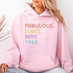 Sudadera con capucha de cumpleaños fabuloso, sudadera con capucha de cumpleaños de 1996, sudadera con capucha de 40 cumpleaños, 50 y fabuloso, sudadera con capucha de cumpleaños de 1976, sudadera con capucha de 30 cumpleaños, sudadera con capucha de cumpleaños de mamá imagen 3