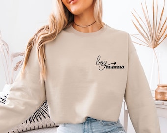 Boy Mama Sweatshirt, Mum Of Boys Sweater, Mothers Day Gift, New Mama Gift, Mum Of Boys Crewneck, Cute Mom Gift, Mama To Be Gift, Mummy Gift