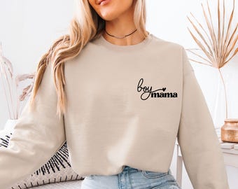 Boy Mama Sweatshirt, Mum Of Boys Sweater, Mothers Day Gift, New Mama Gift, Mum Of Boys Crewneck, Cute Mom Gift, Mama To Be Gift, Mummy Gift