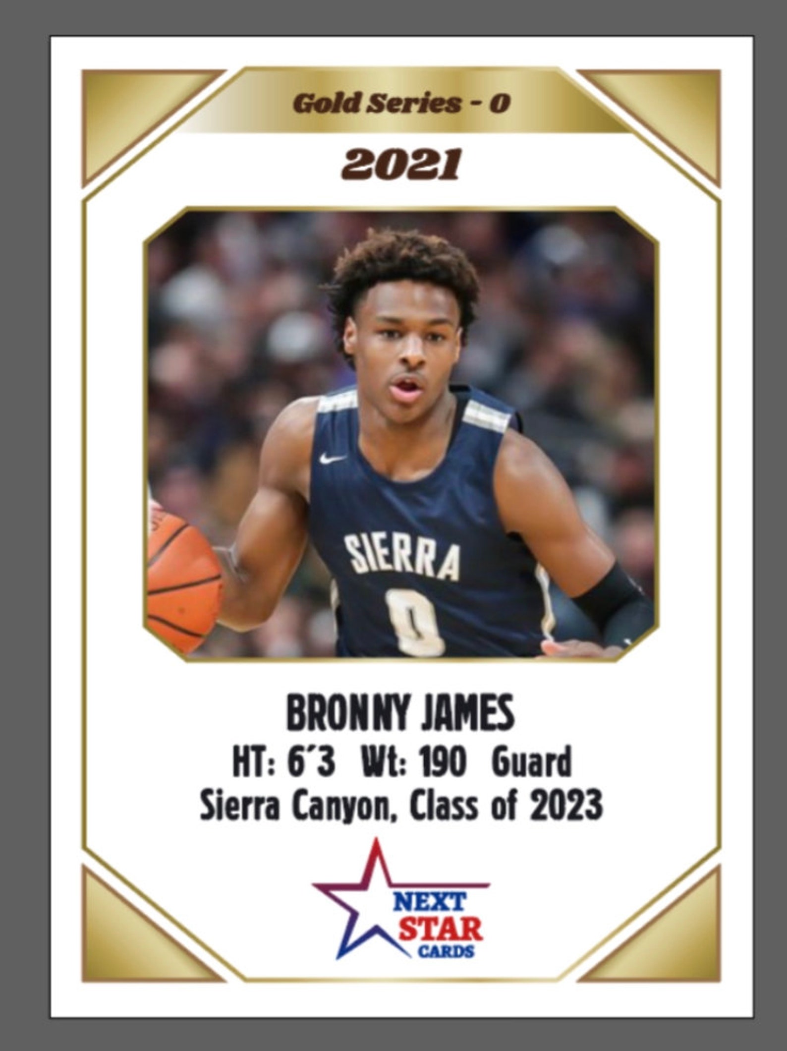 bronny james autograph