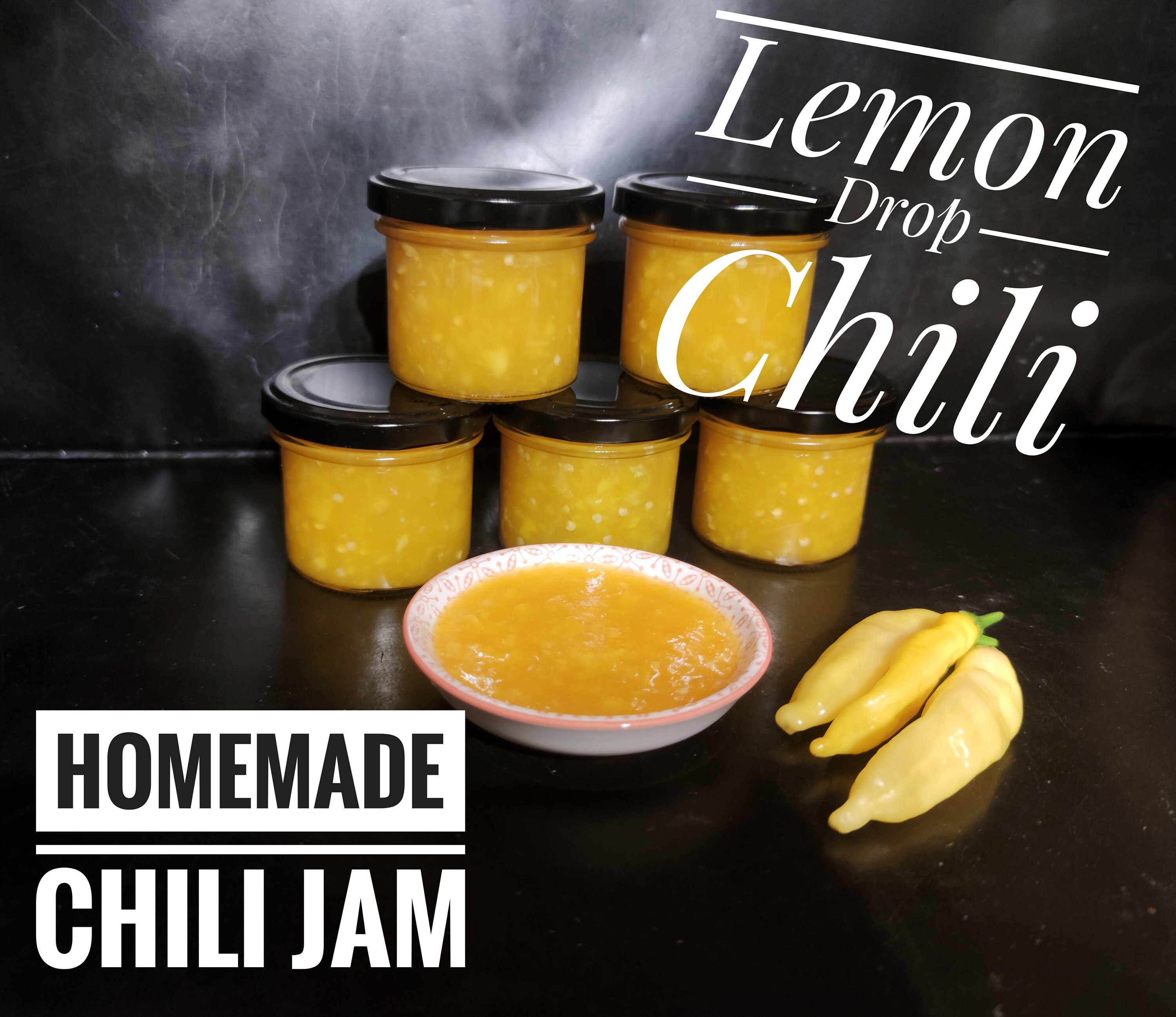 Chili Jam Spread Lemon Drop 125ml Glass Etsy