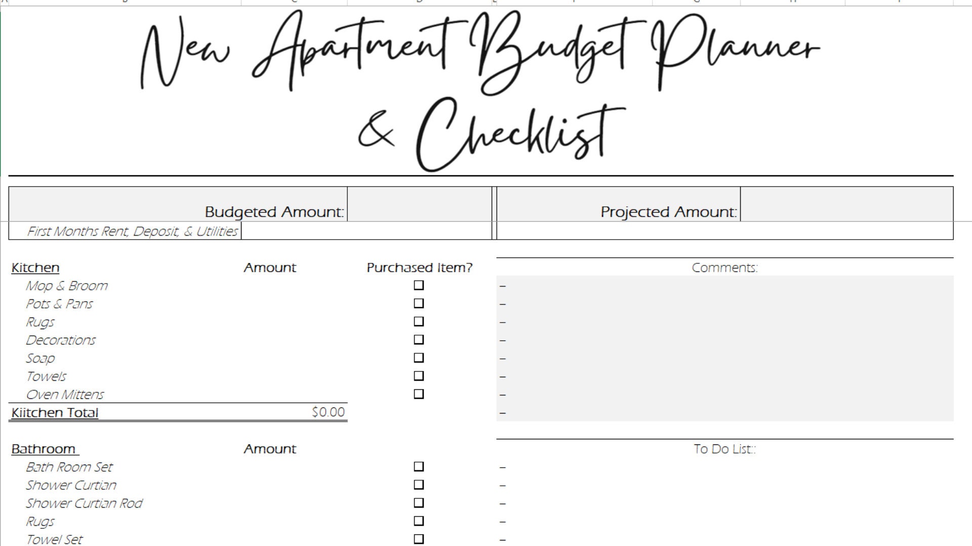 apartment budget calculator apartment budget calculator
