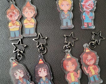 Mouthwashing Double-Sided Acrylic Charm/Keychain