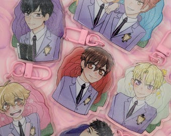 Kiss Kiss Fall In Love Acrylic Charms!