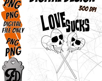 Love Sucks | Lollipop Valentines Day | Sublimation Digital Download PNG