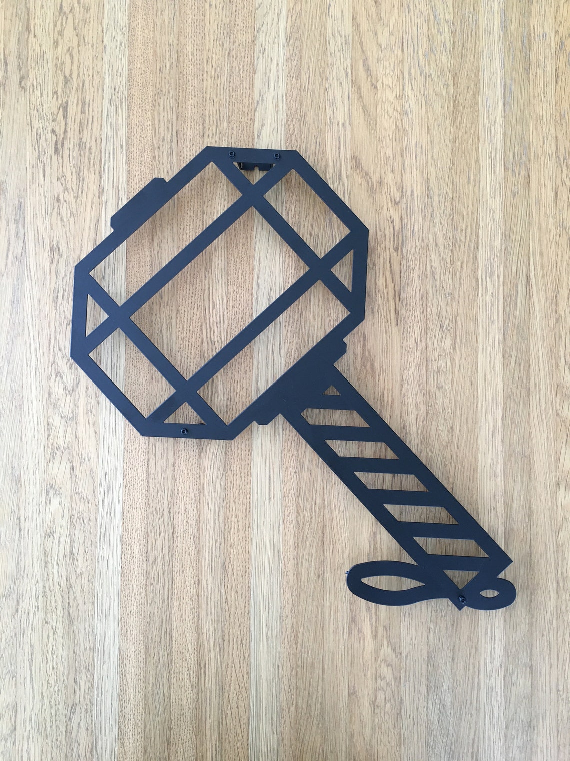 Metal Thor's Hammer Wall Art Avengers Hero Mjolnir Metal Etsy