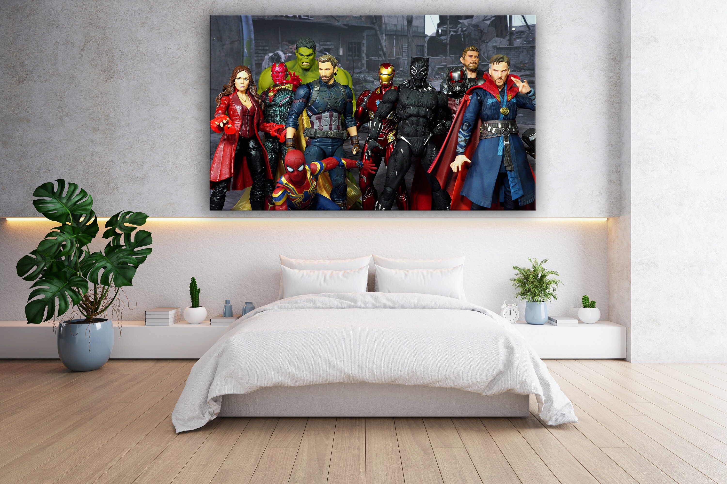 Marvel Superheld Canvas / The Avangers Team / Marvel Comics / Etsy