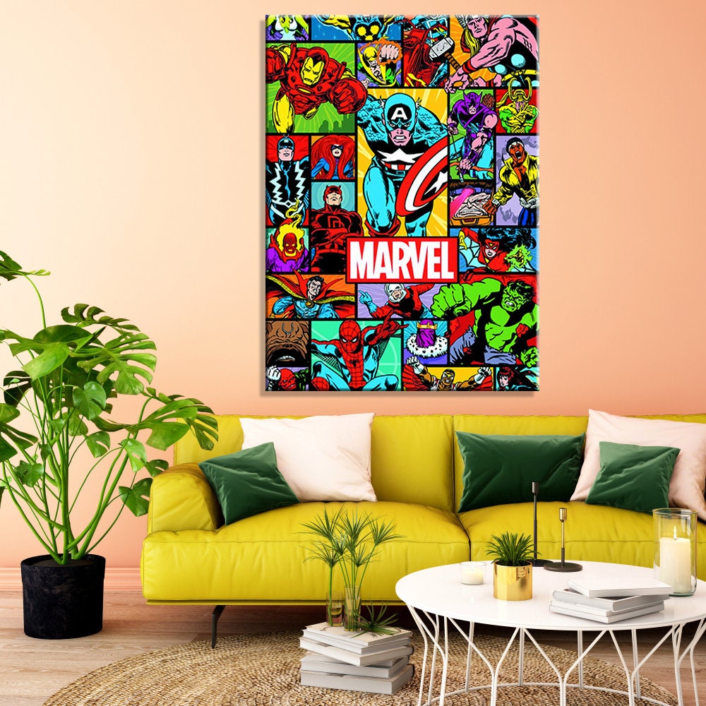 Marvel Bild Auf Leinwand: A Masterpiece for Your Walls