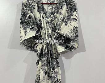 Kaftan de algodón hecho a mano: Boho Summer Caftan