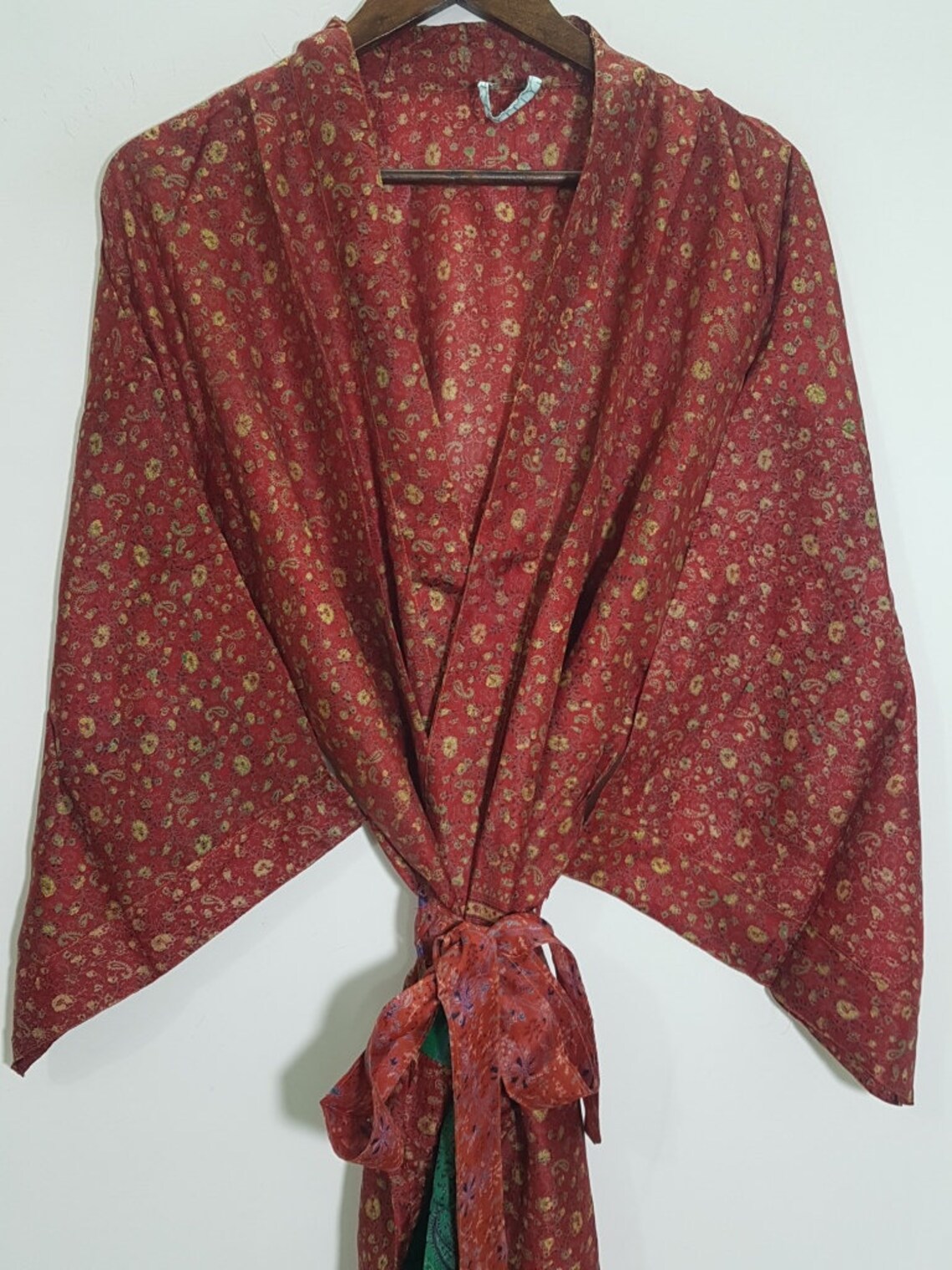 Kimono Dressing Gown Home Wear Robe Women's Kimono Etsy