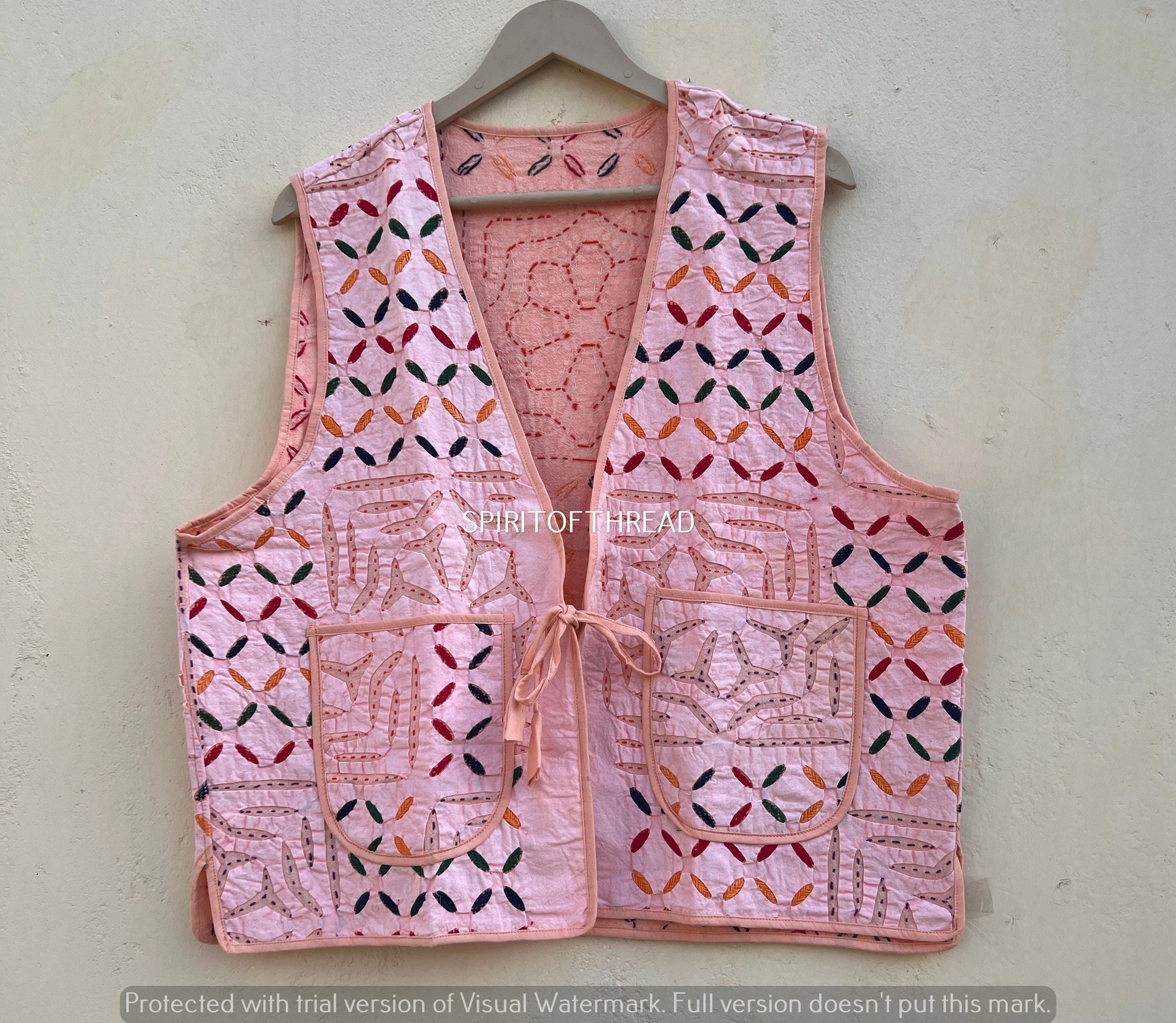 Cut Work Short Jacket, Cut Work Embroidery Jacket, Handmade Cut Work Short Jacket, Cut Work Embroidery Jacket, Handmade