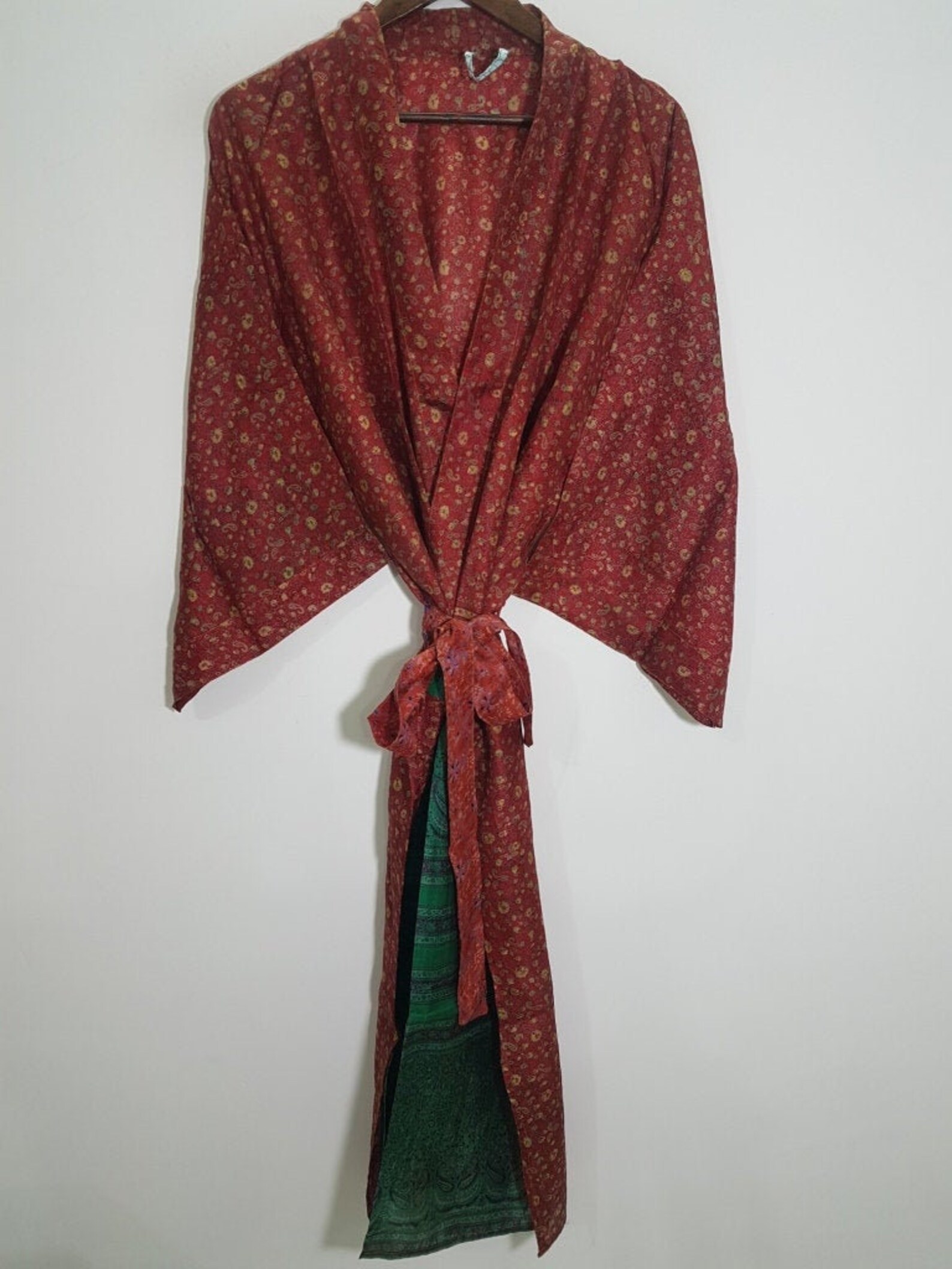 Kimono Dressing Gown Home Wear Robe Women's Kimono Etsy