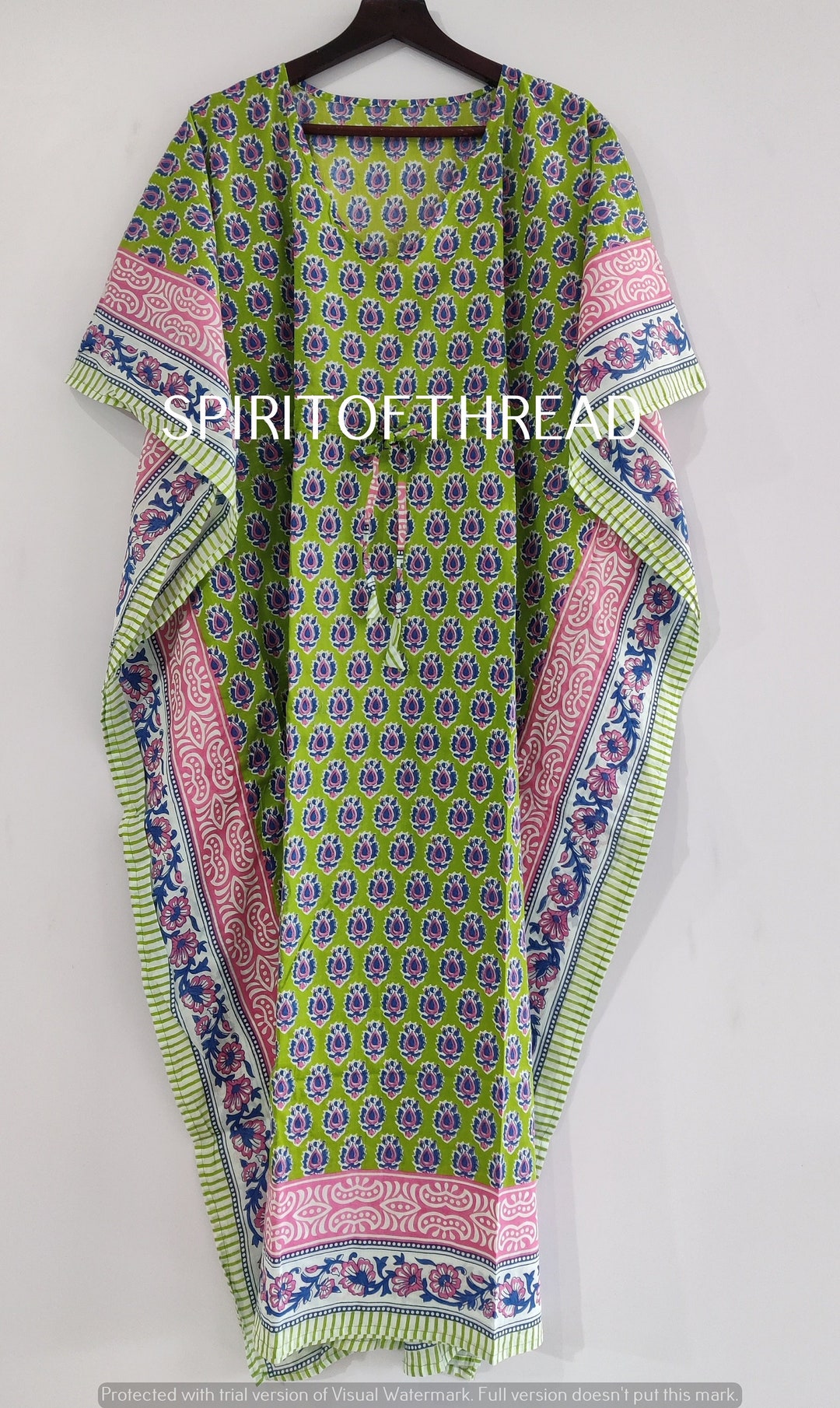 Floral Cotton Kaftan main image 0