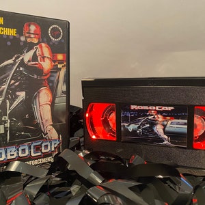 Robocop Video VHS Light Lamp, Adventure Movie Film, a great gift for film lovers & movie buffs