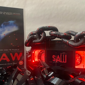 Saw Horror Movie VHS Video Lamp, Horror Movie, a great gift for film lovers