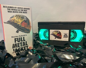 Full Metal Jacket VHS Light Lamp, 80s Movie Film, a great gift for film lovers