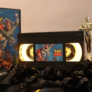 Toy Story Disney Video Lamp, Adventure Pixar Movie Film, a great gift for film lovers, movie buffs & Disney Pixar fans