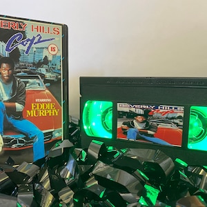 Beverly Hills Cop VHS Lamp, 80s Action Movie Film, a great gift for film lovers, movie buffs & Eddie Murphy fans