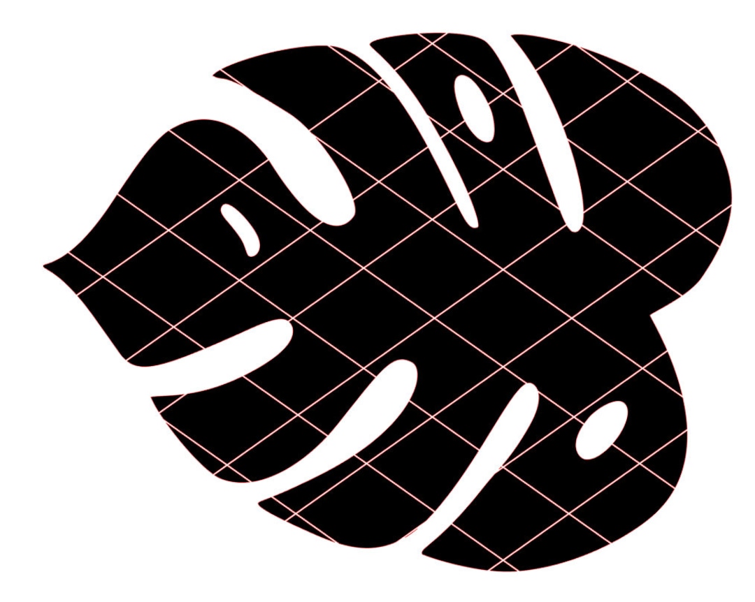 Monstera Leaf SVG File - Etsy