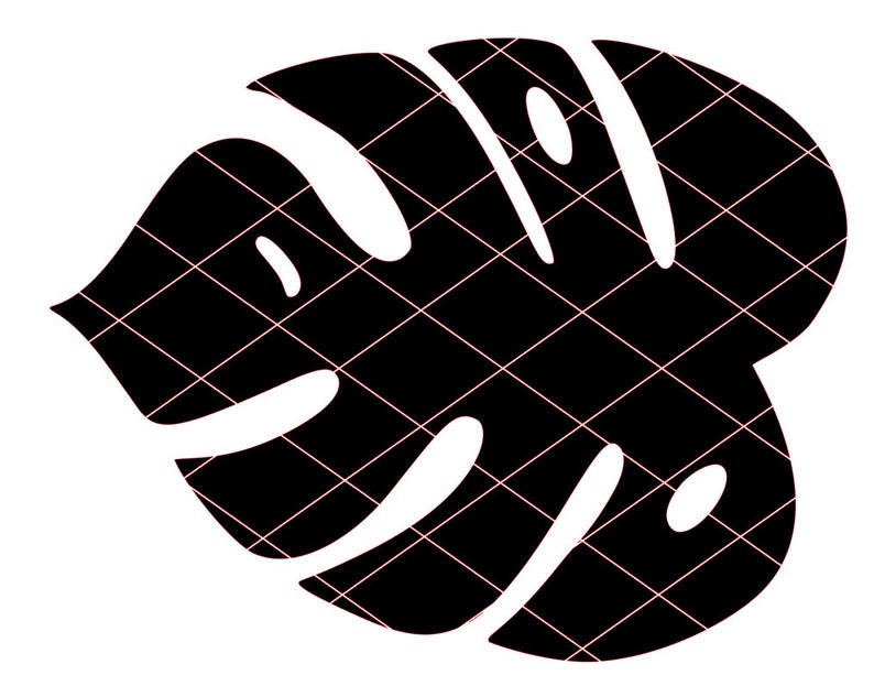 Monstera Leaf SVG File - Etsy