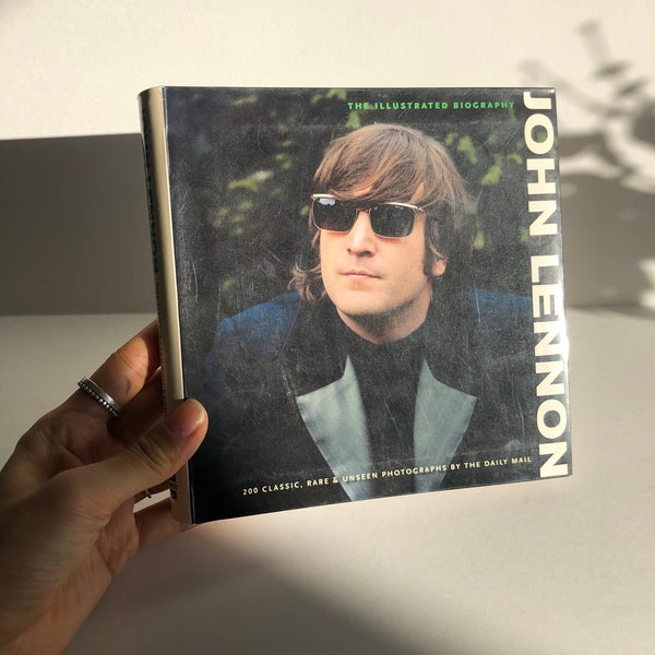 Music legend hard cover coffee table book, John Lennon- the illustrated biography | rare &unseen photos by the daily mail, Published in 2009