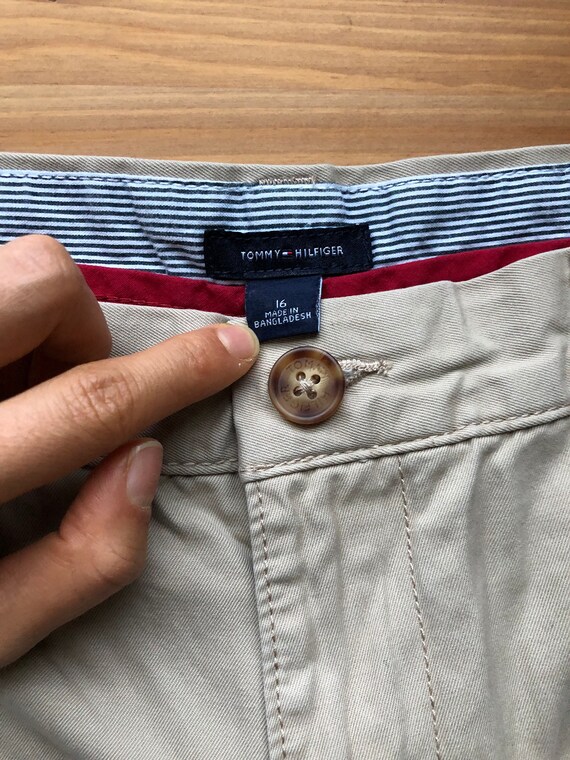 tommy hilfigure khaki trousers for teens | 100% c… - image 4