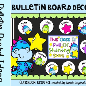 Back to School Bulletin Board This Class is Full of Shining Stars Door Decor