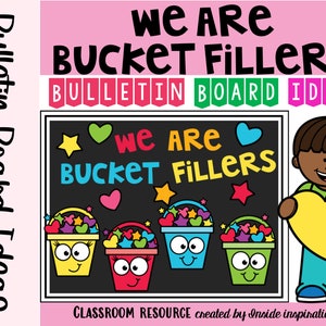 We Are Bucket Fillers Kindness Writing Pinnwand Kit