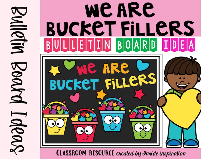 DIGITAL Bucket Filler Door Display, Printable, Editable, Download, Have