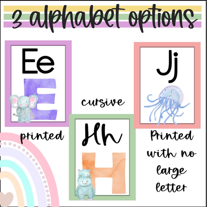 Pastel Rainbow Classroom Decor: Calming Printables Bundle (digital ...