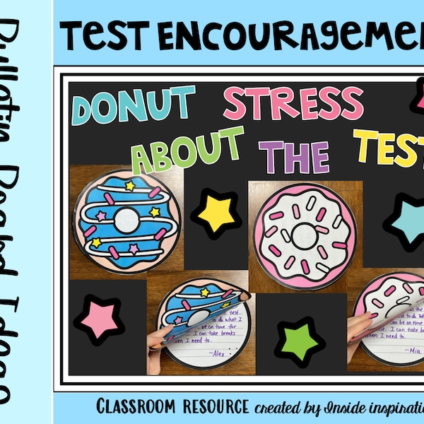 DONUT Stress à propos du test Tableau d'affichage Idée Test Motivation et encouragement