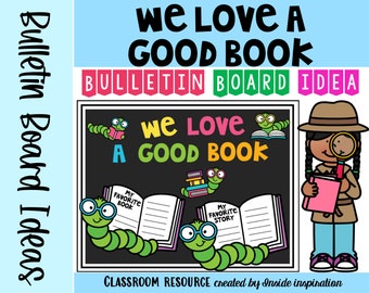 We Love A Good Book Reading and Writing Bulletin Board Kit