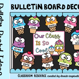 Summer Bulletin Board Our Class Is So Cool Classroom Door Decor