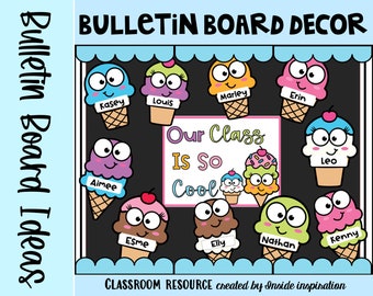 Summer Bulletin Board Our Class Is So Cool Classroom Door Decor