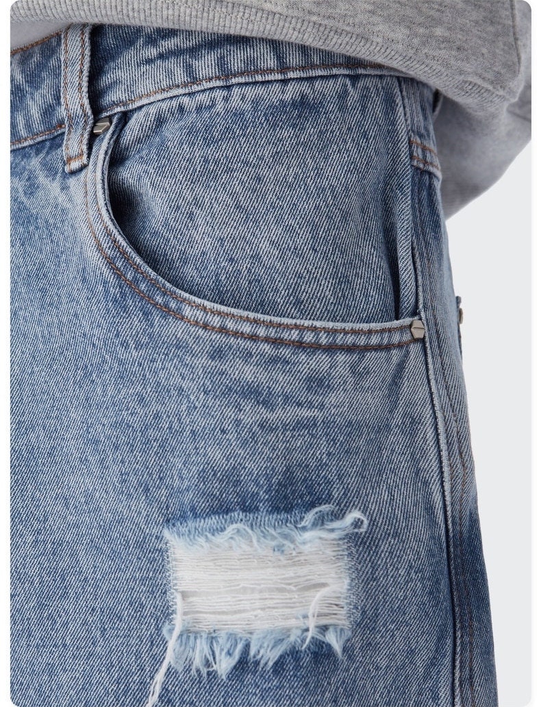 Jeans larghi con Faccina Sorridente / Streetwear Jeans a gamba | Etsy Italia