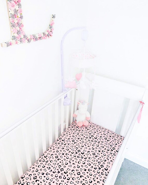 Animal print sales crib sheets
