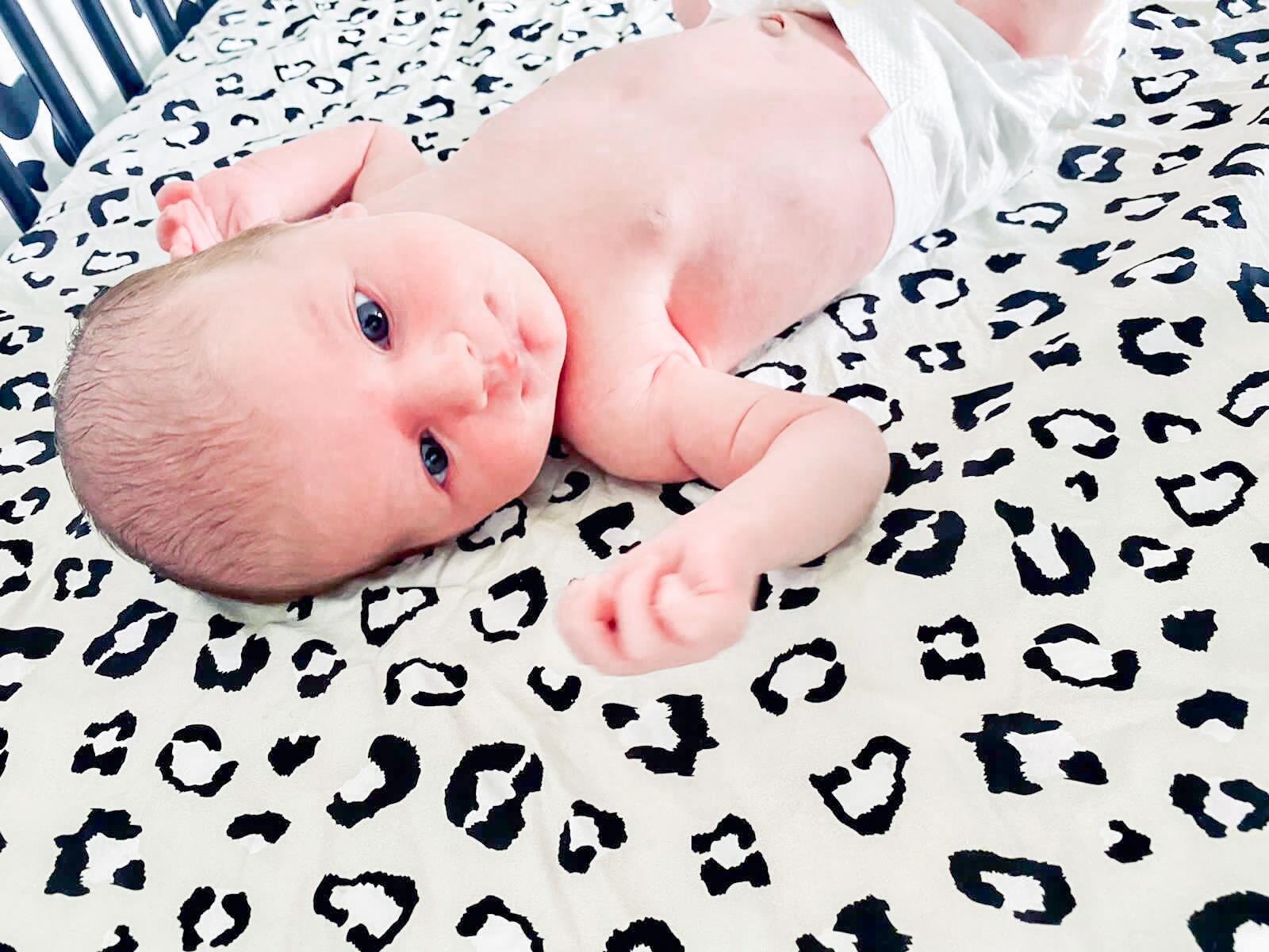 Leopard Print Cot Sheets