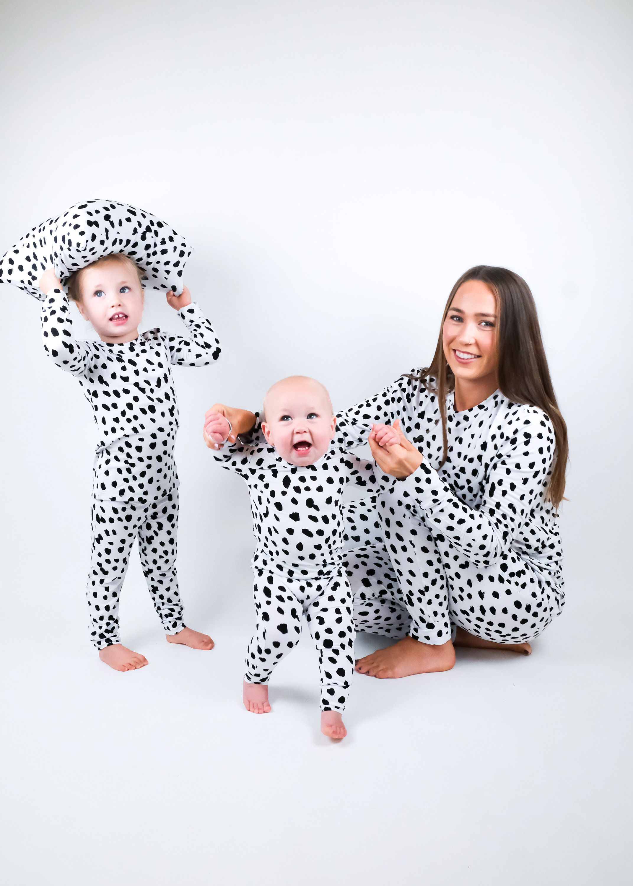 Dalmatian Print Women's Shirt, Dalmatian Halloween Costume for