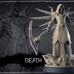Dark Fantasy Creatures: Death; Resin 3D Print, Grim Reaper
