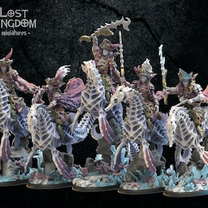 Red Knights: Lost Kingdom Miniatures Undead of Misty Island Resin 3D Print