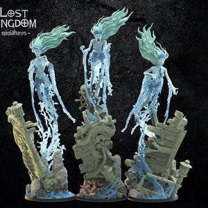 Shipwreck Screamers: Lost Kingdom Miniatures Undead of Misty Island Resin 3D Print